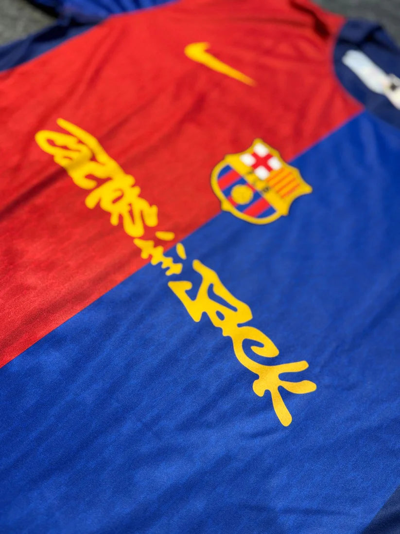 BARCELONA X TRAVIS SCOTT FAN VERSION HOME JERSEY