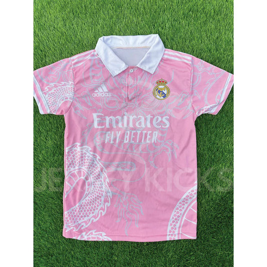 Real Madrid Pink Dragon Polo