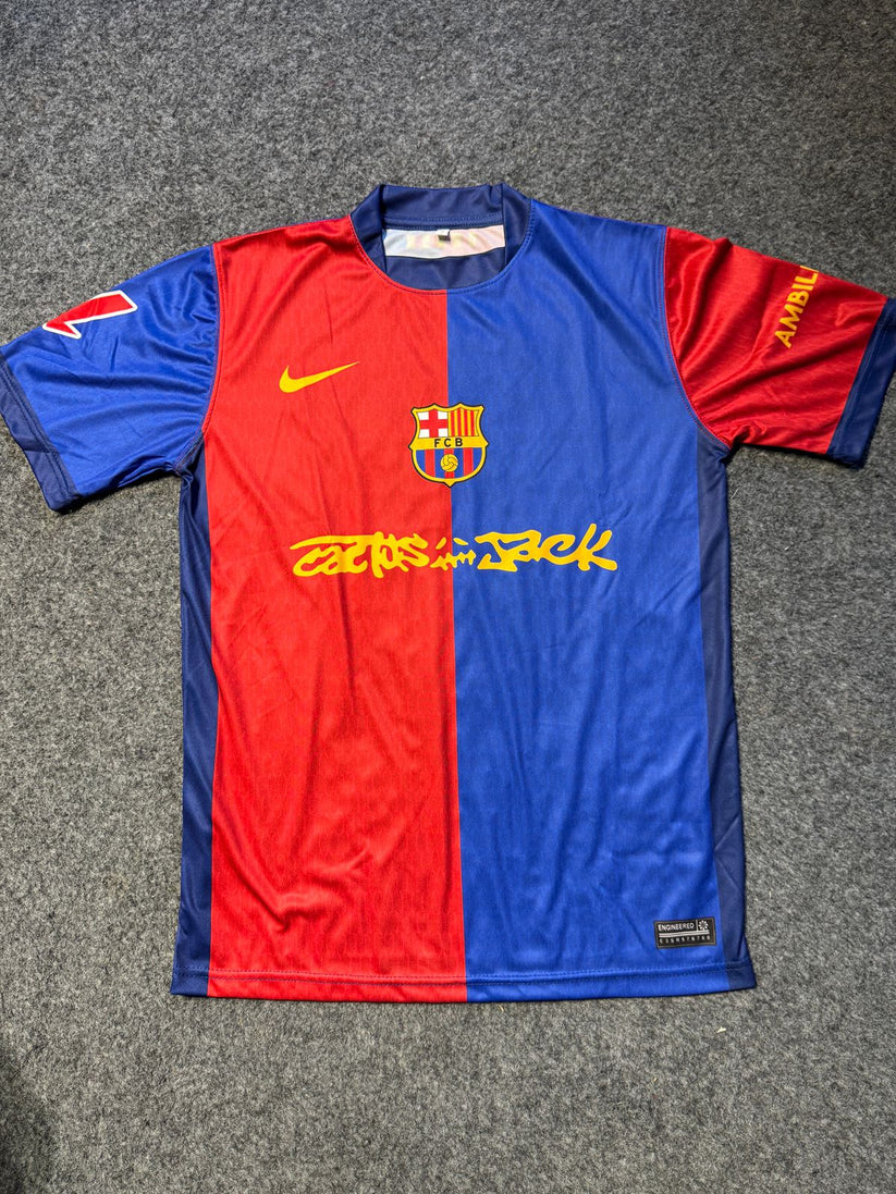 BARCELONA X TRAVIS SCOTT FAN VERSION HOME JERSEY
